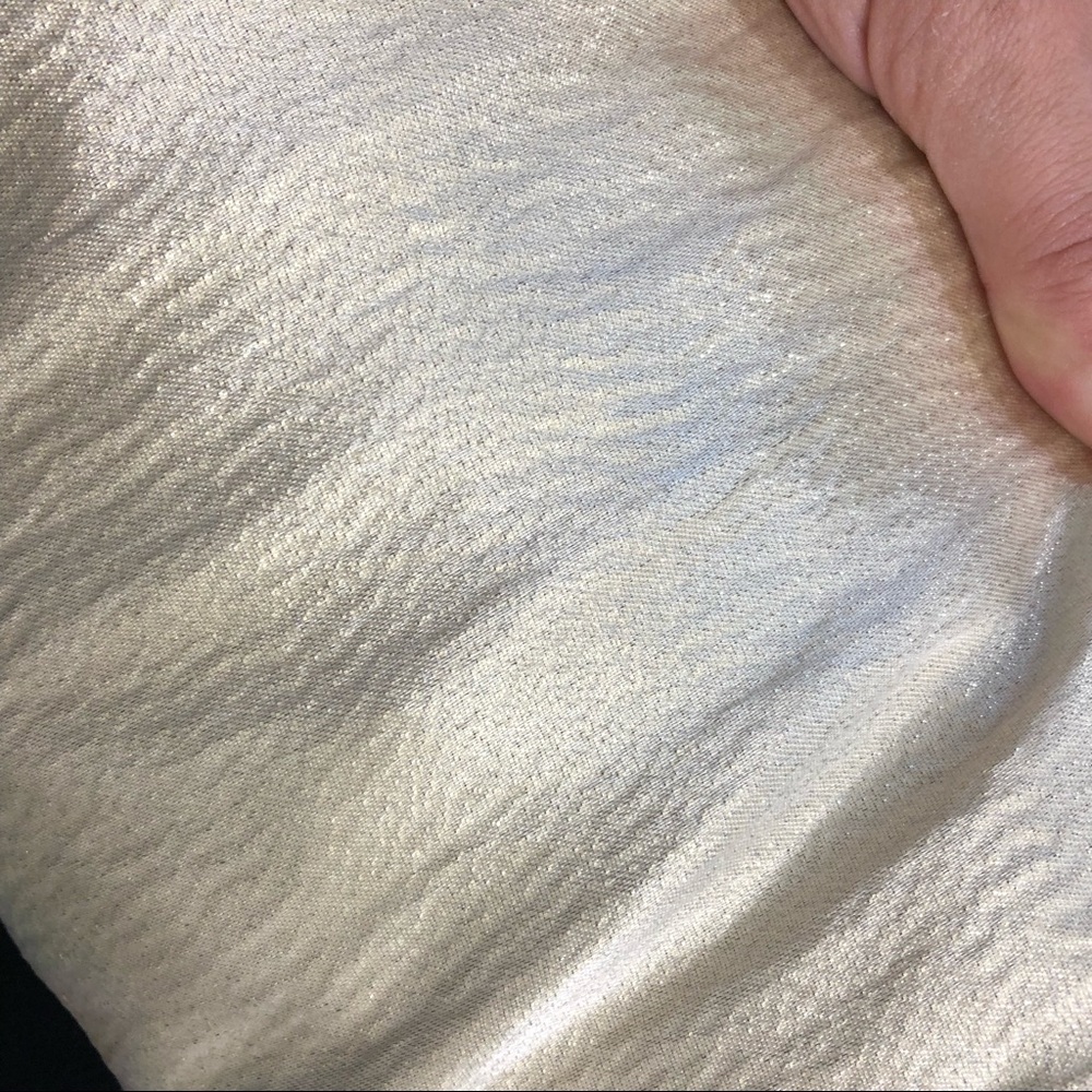 Gunne Sax Jessica McClintock Light Gold Sparkle Princess Renaissance Maxi Dress - Picture 11 of 17